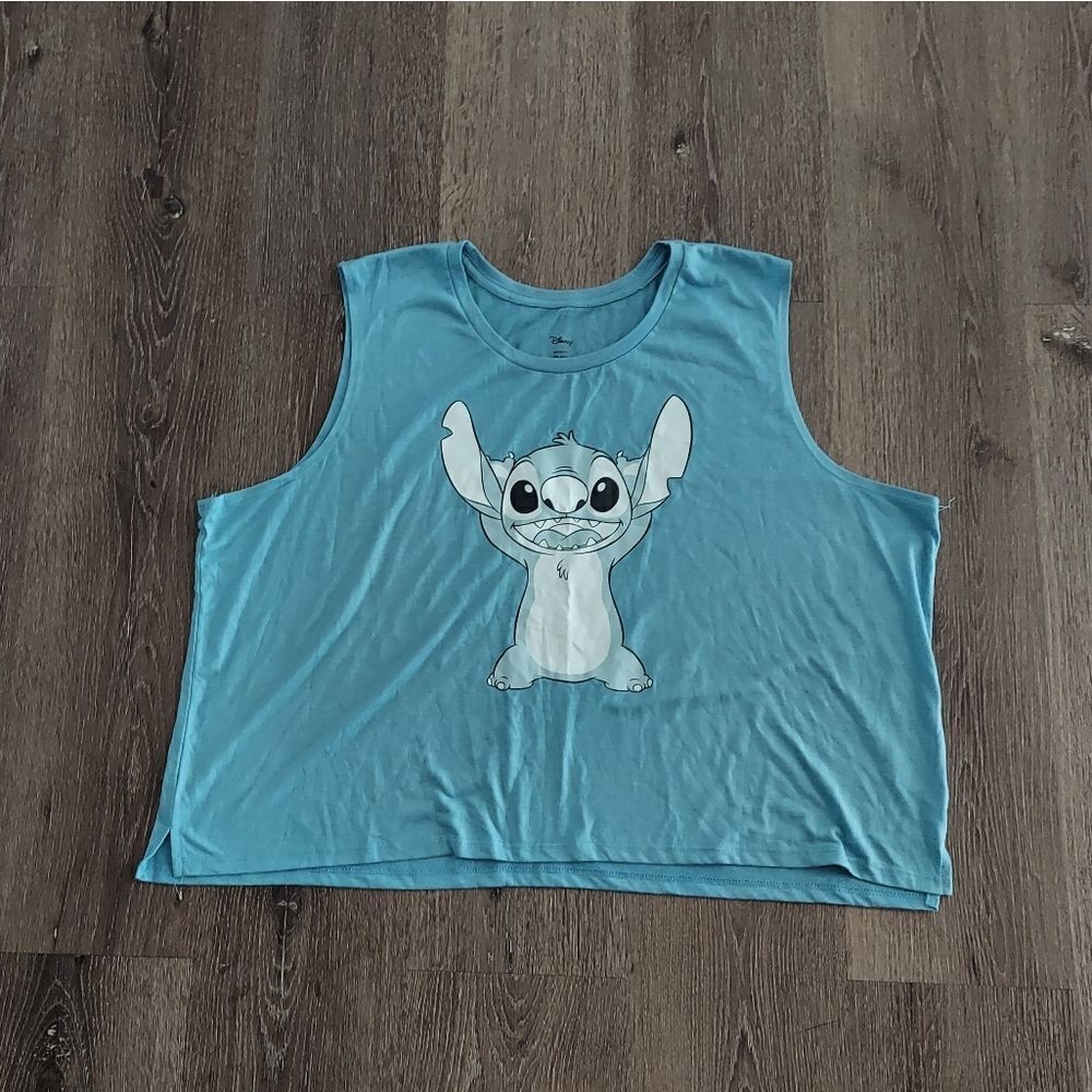 Disney Lilo & Stitch Blue Tank Top 💙 2XL